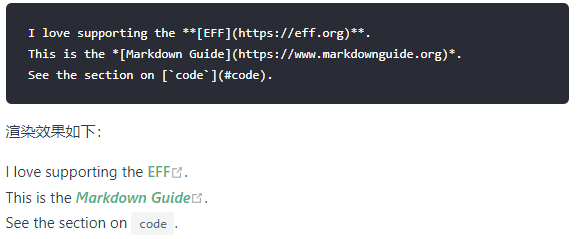 Markdown链接语法 Markdown链接语法